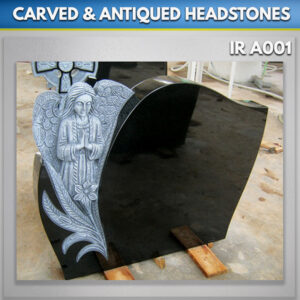 Praying Angel Granite Headstone for Graves